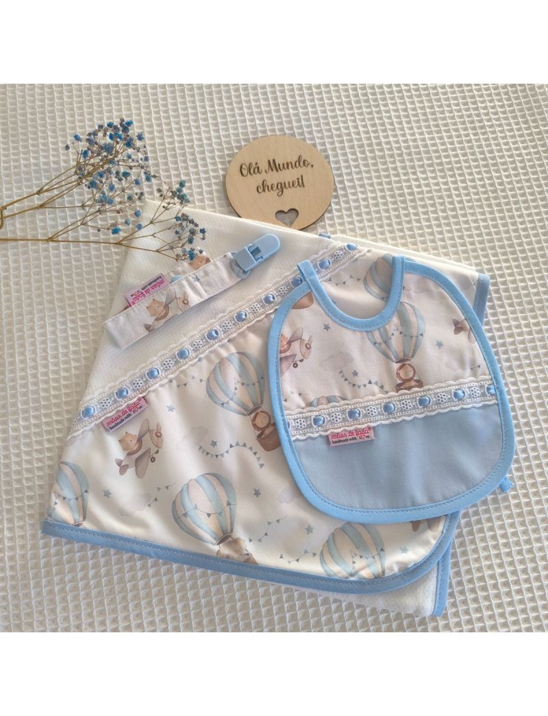 Conjunto - Air Balloon Blue