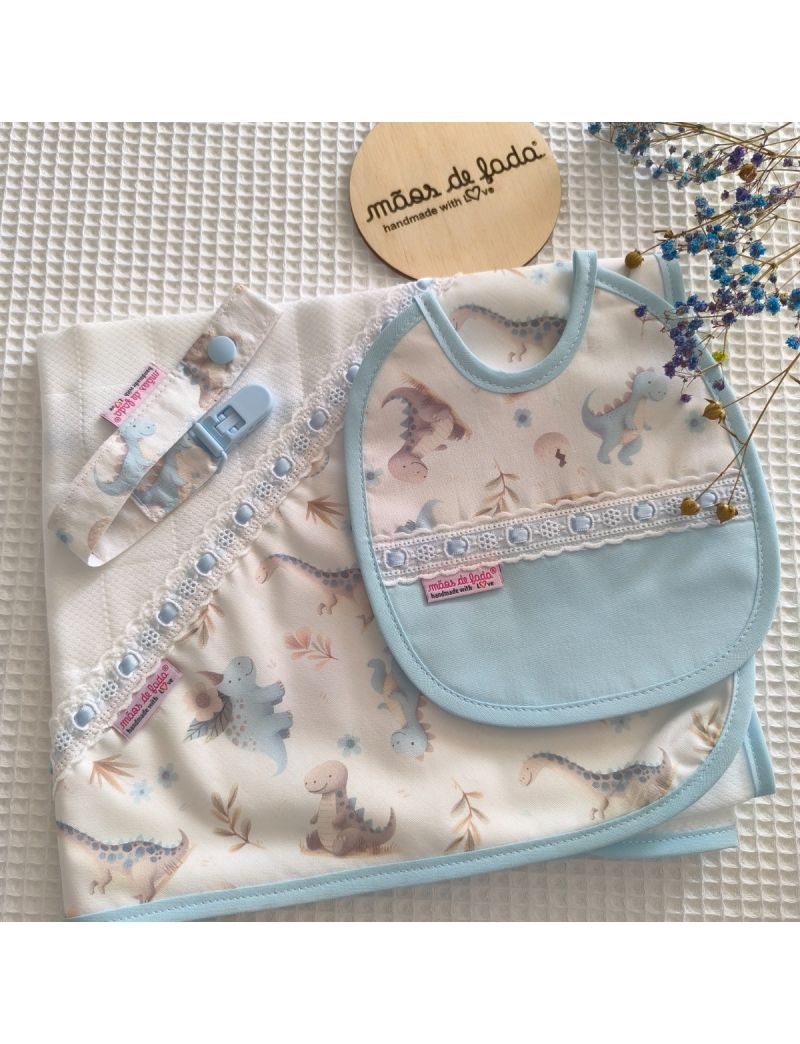 Conjunto - Dinosaur Blue