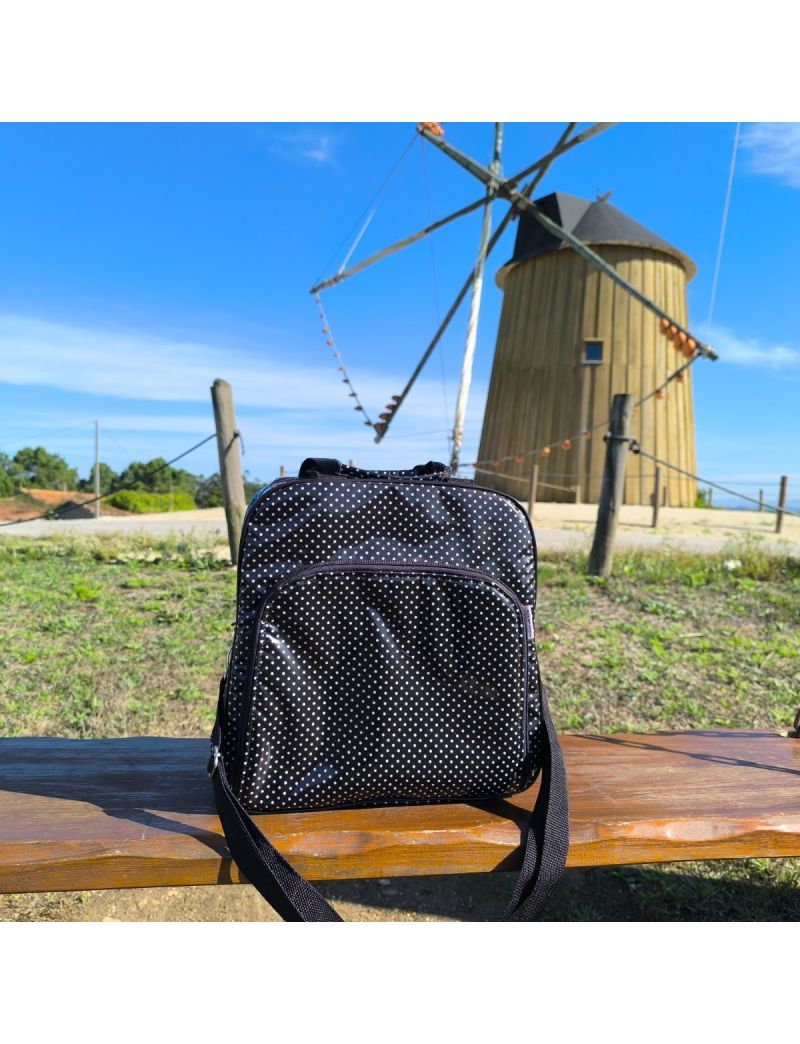 Mochila Lancheira - Bolinhas 