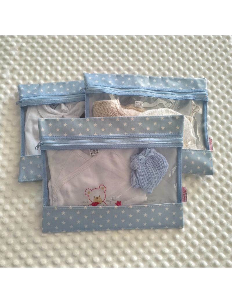 Organizadores - Azul Estrelas Brancas