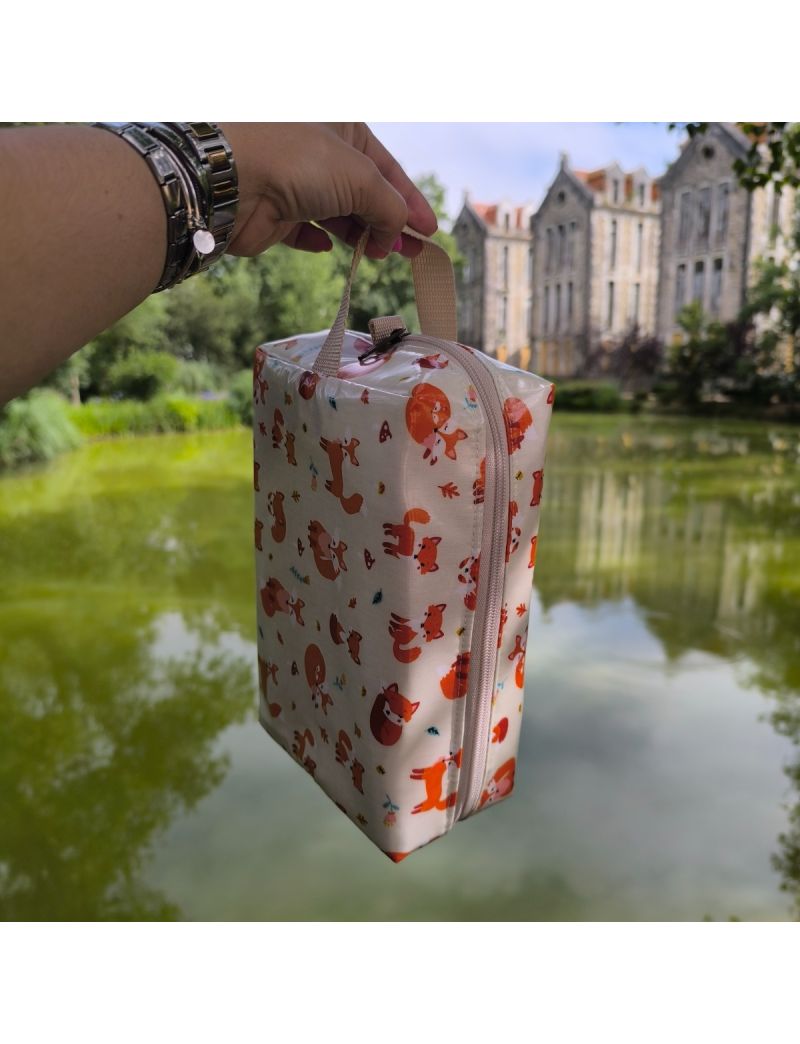 Necessaire Box - Raposas