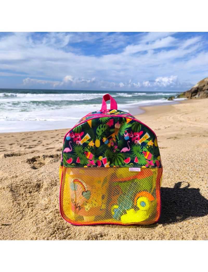 Mochila de Praia - Flamingos