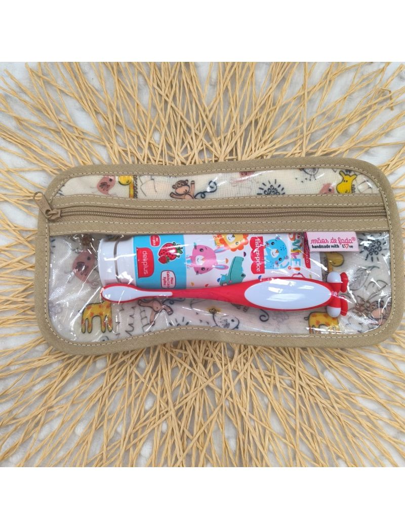 Bolsa Higiene Crian&ccedil;a - Animais da Selva 