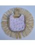 Babete Folho - Floral Creme