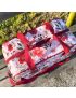 Lancheira XL - Bordeaux Floral