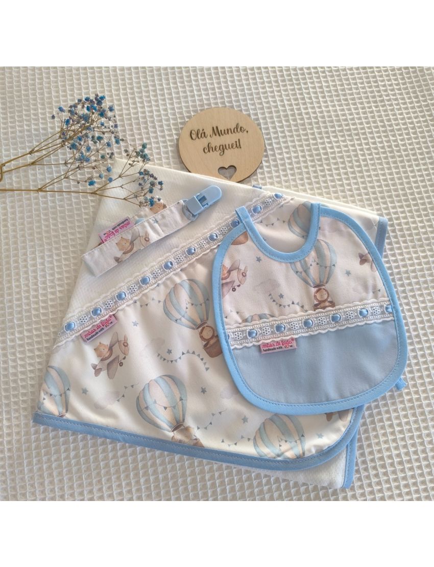 Conjunto - Air Balloon Blue