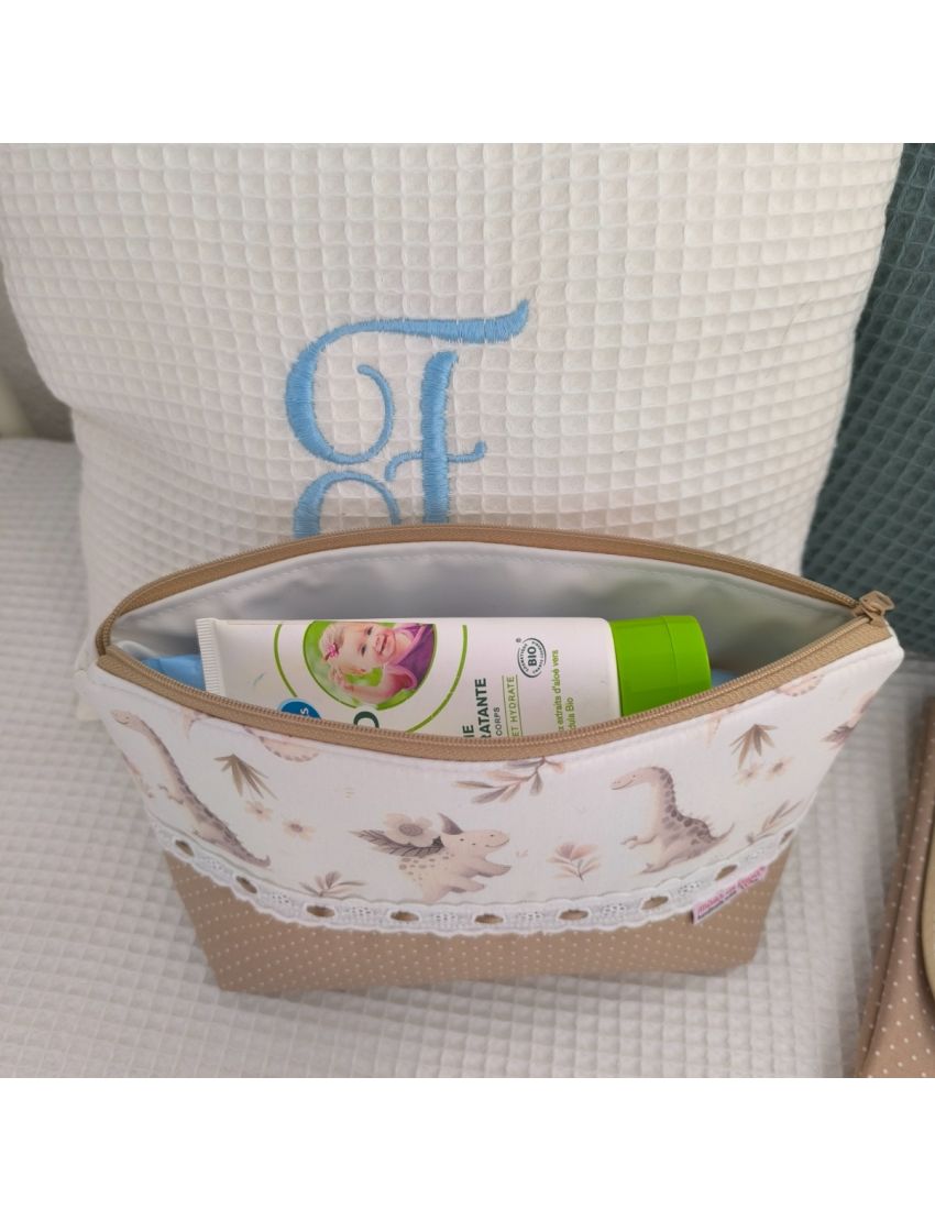 Necessaire Dinosaur - Beige