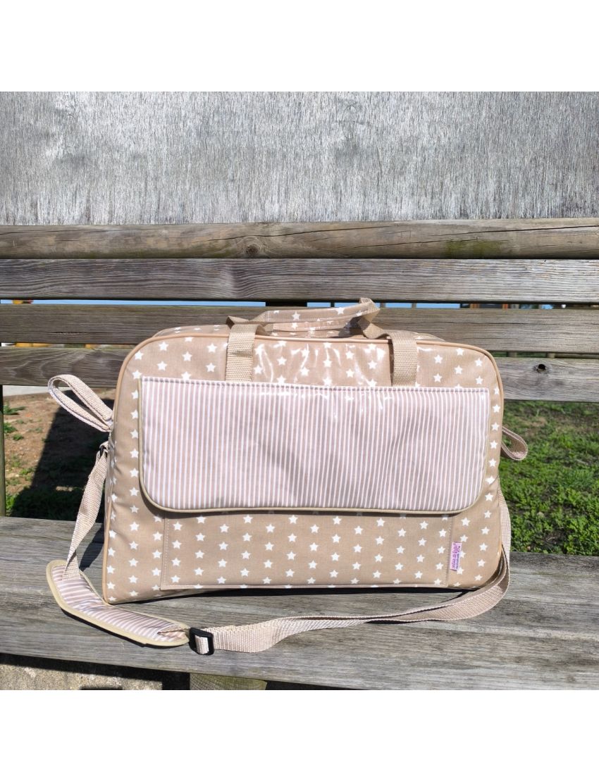 Mala Maternidade - Bege com Estrelas