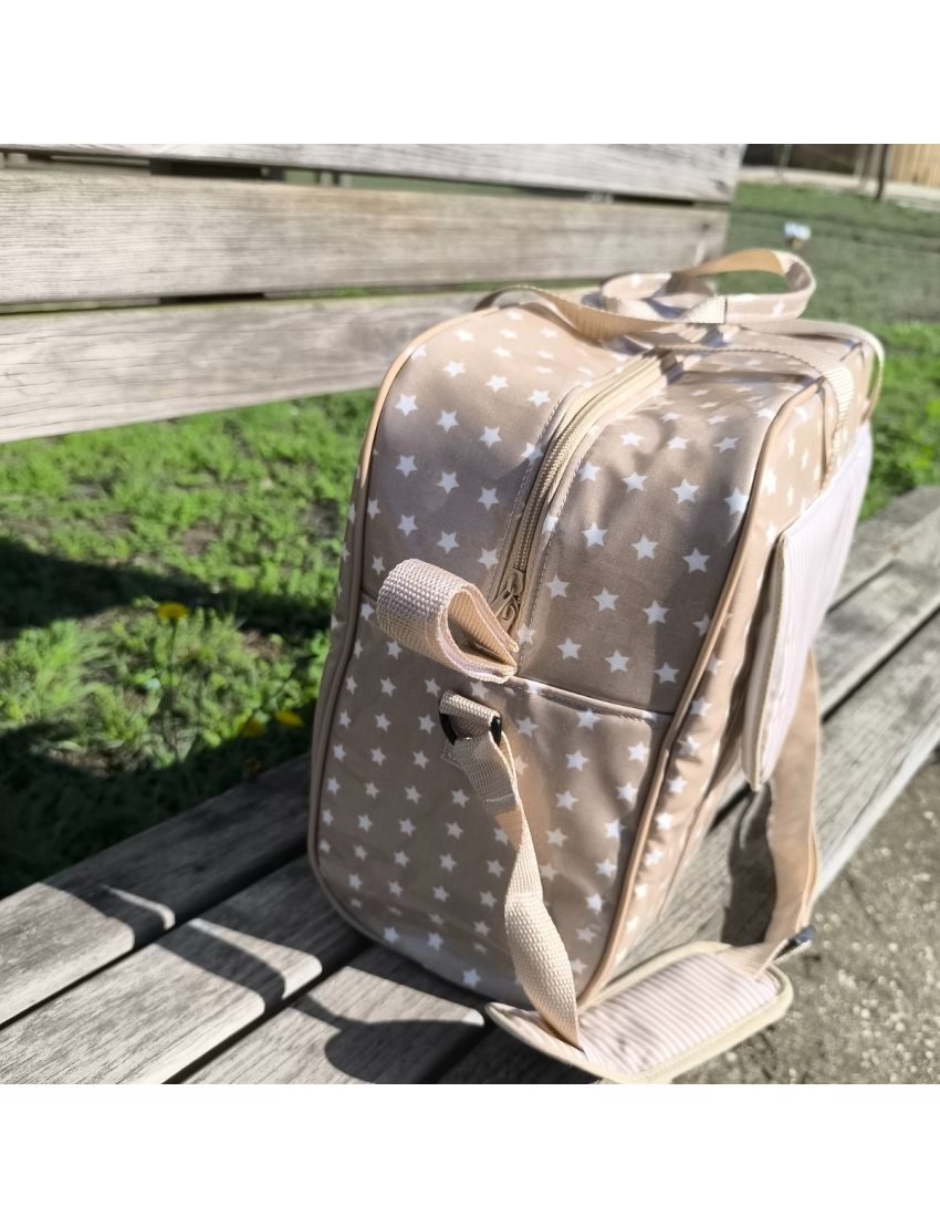 Mala Maternidade - Bege com Estrelas