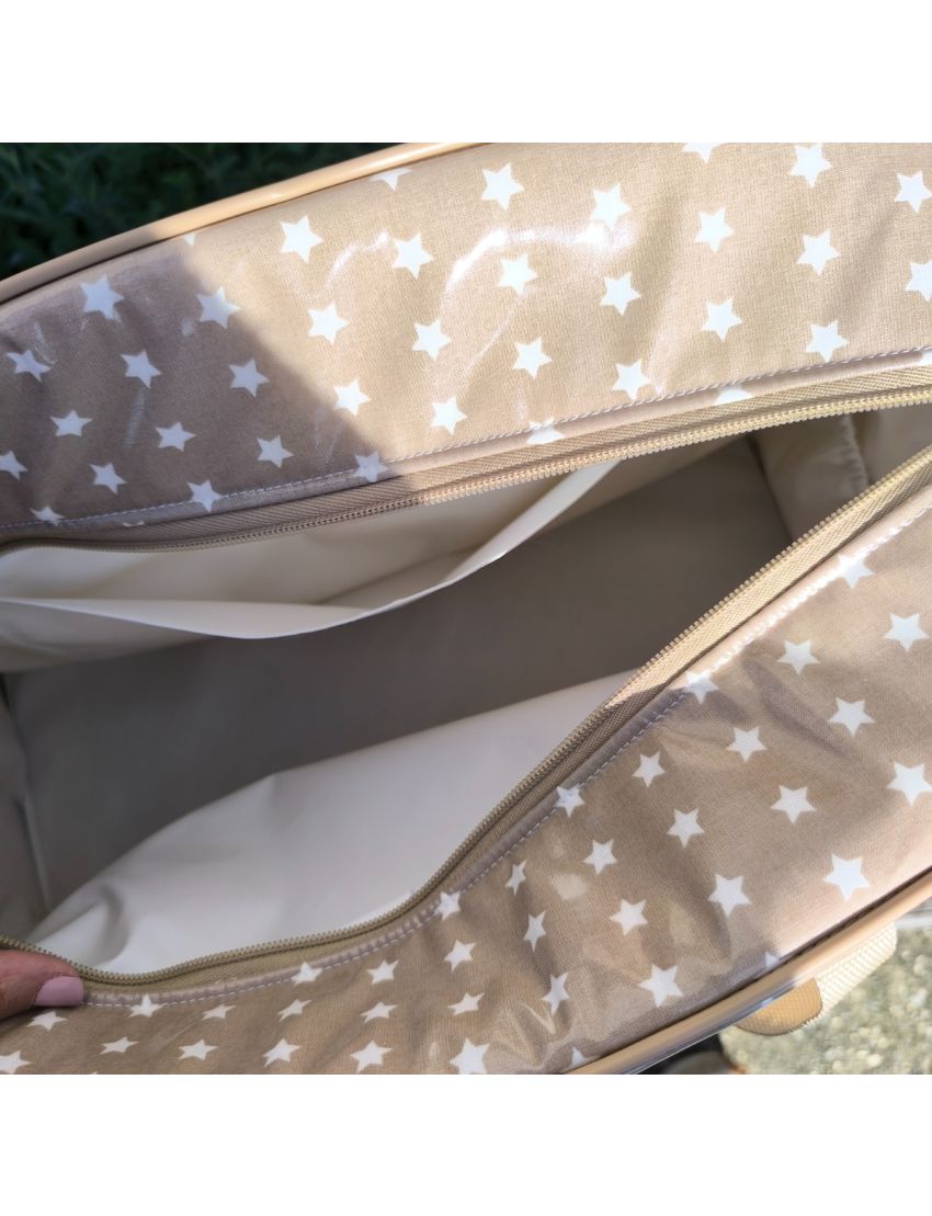 Mala Maternidade - Bege com Estrelas