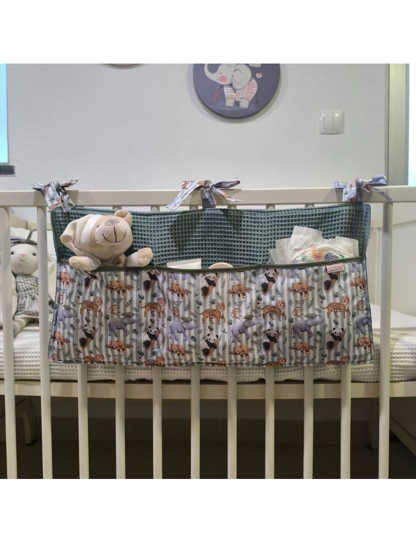 Organizador de Berço - Animais Zoo