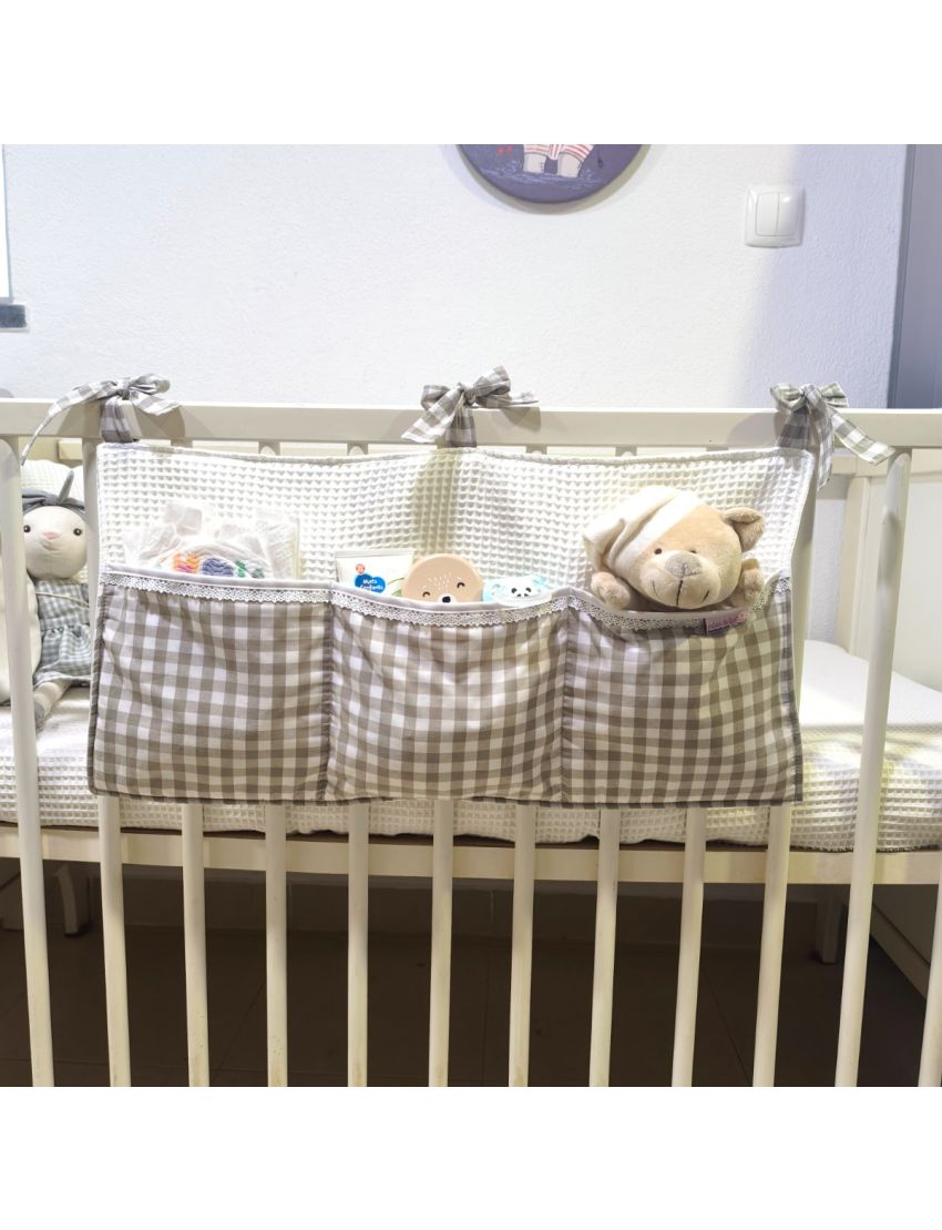 Organizador de Berço - Vicky bege 