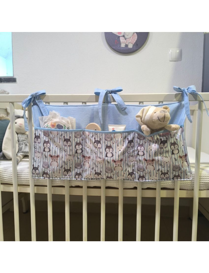 Organizador de Berço - Animais Delicados 