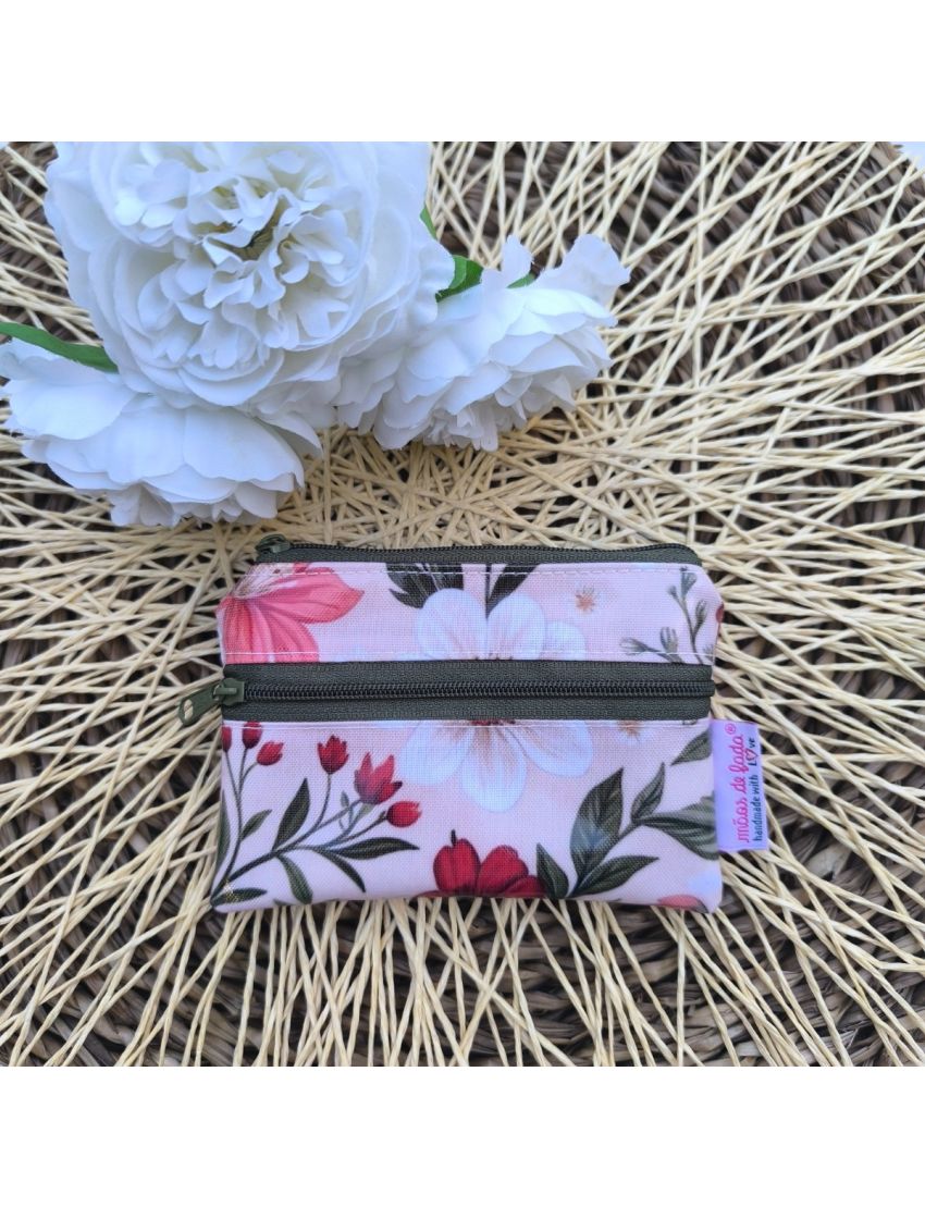 Porta-moedas - Floral