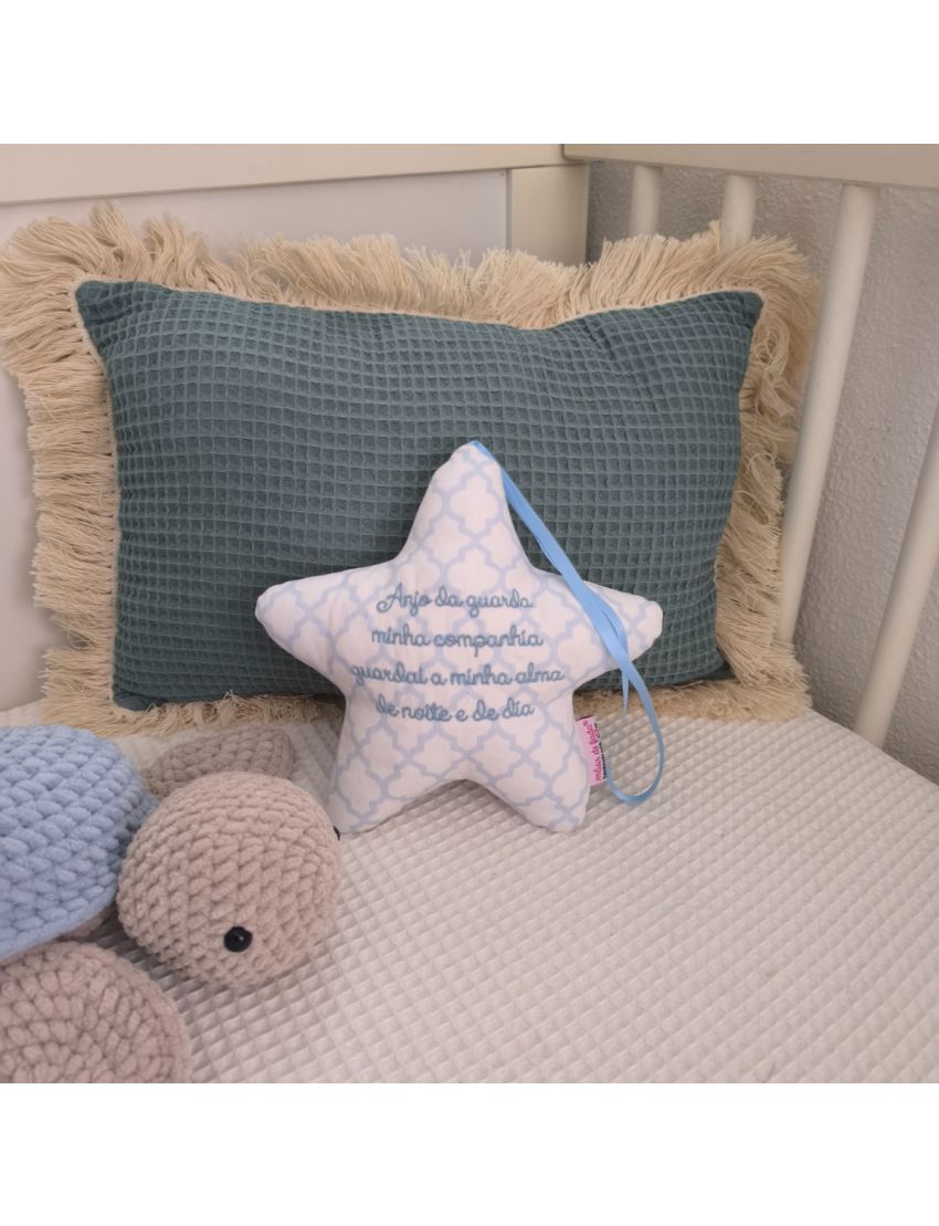 Estrela Oração - Azul e Branca