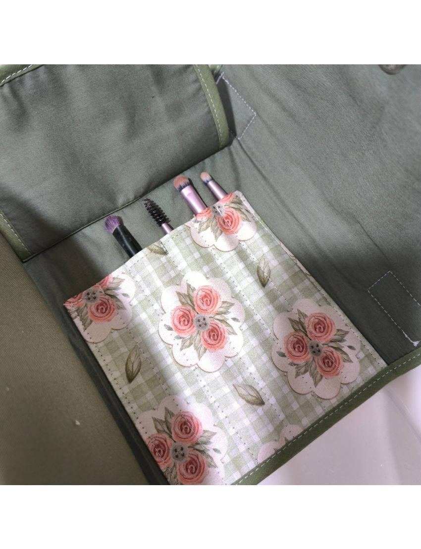 Bolsa Maquilhagem - Rosinhas 