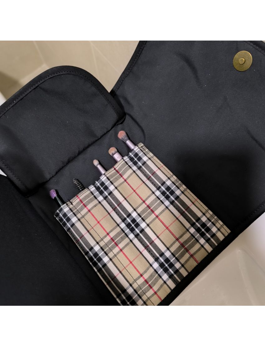 Bolsa Maquilhagem - Xadrez