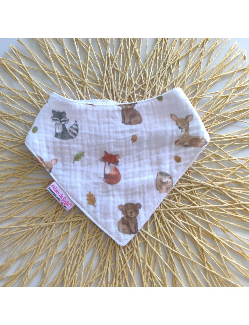 Babete Badana - Animais Coloridos