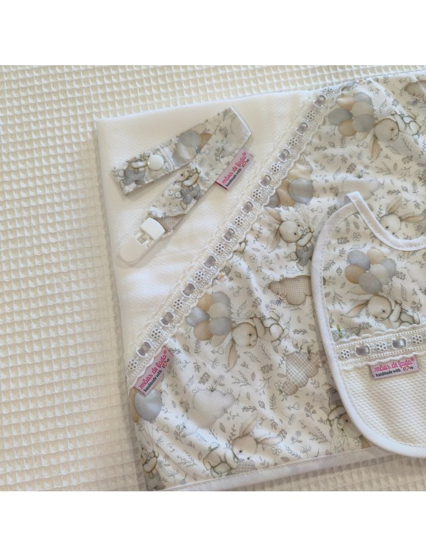 Conjunto - Coelhos & Balões