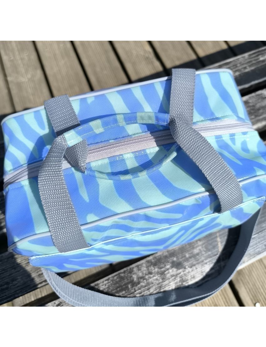 Lancheira - Zebra Purple Lime