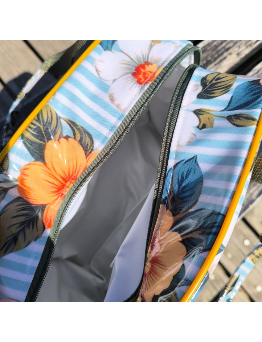 Lancheira M - Floral Tropical