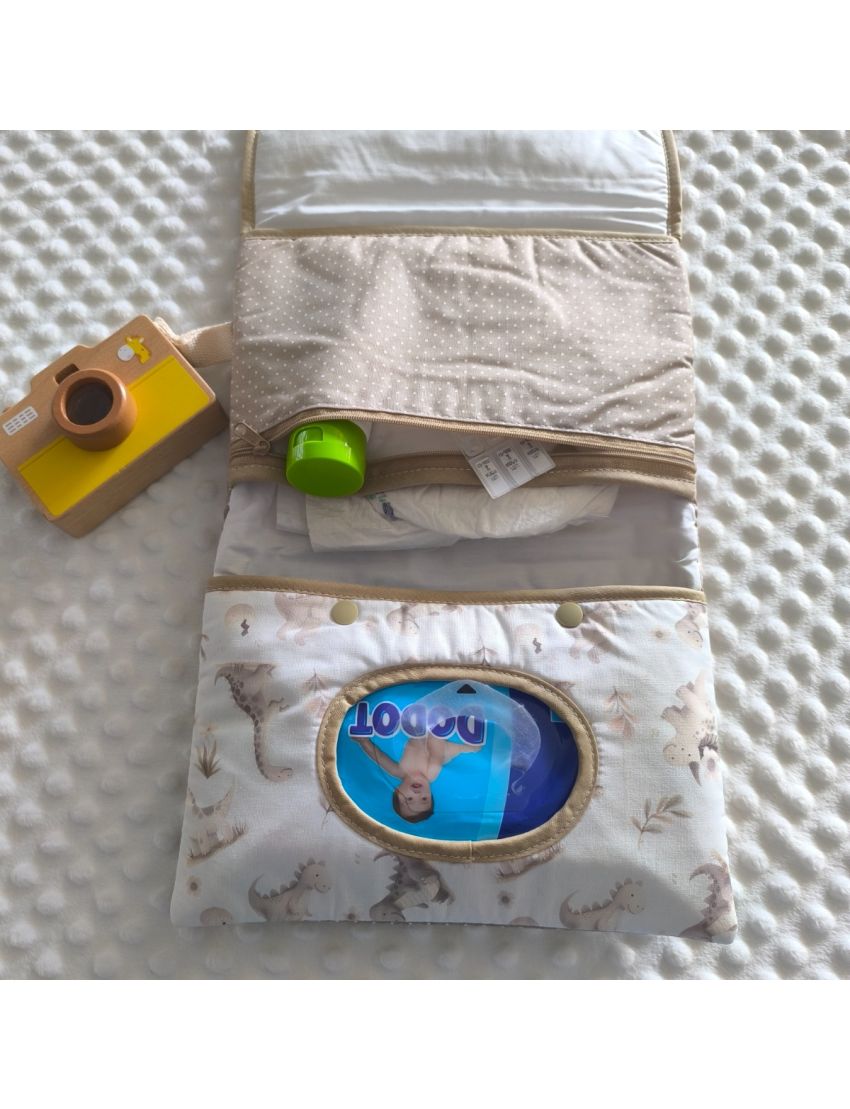 Bolsa 3 em 1 - Dinosaur Beige