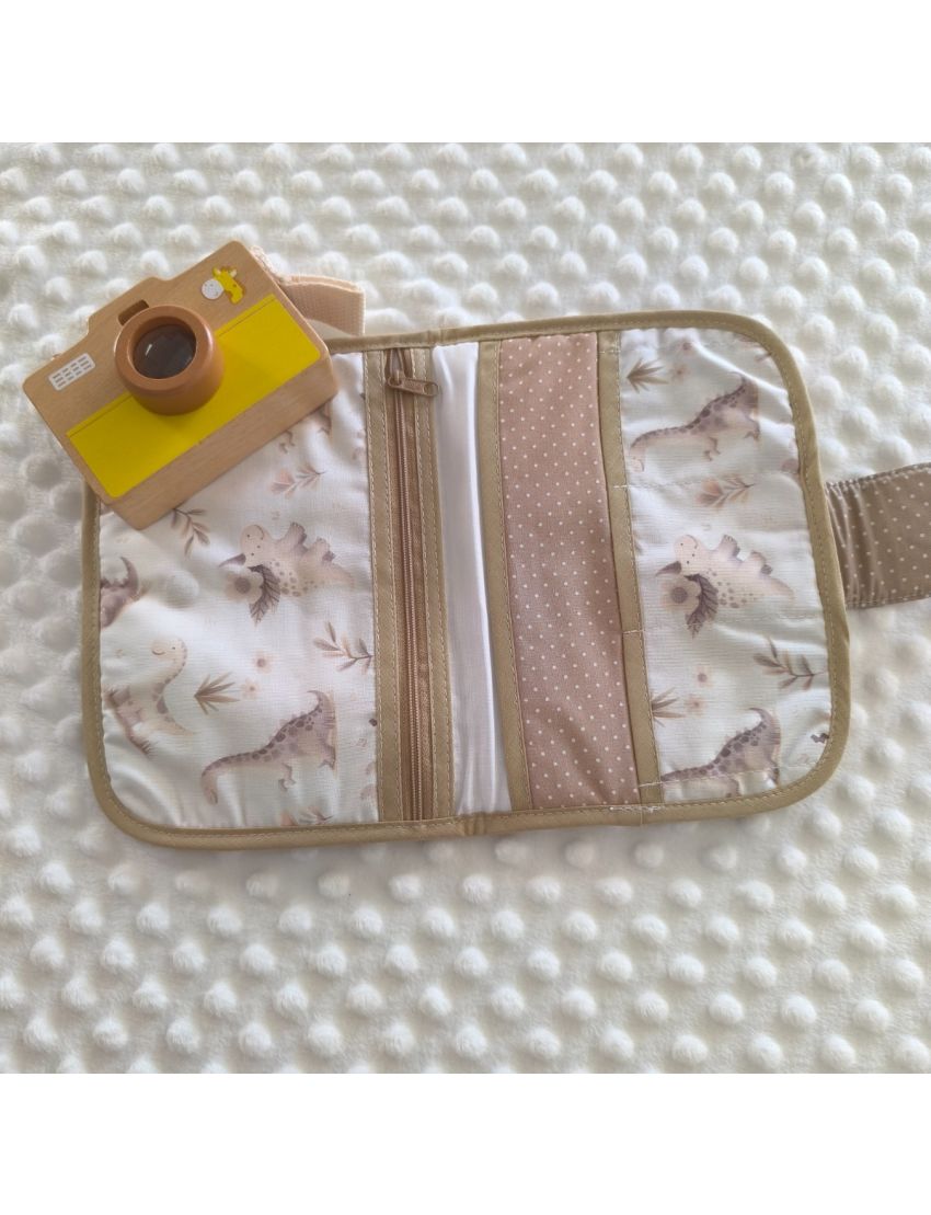 Porta Documentos - Dinosaur Beige