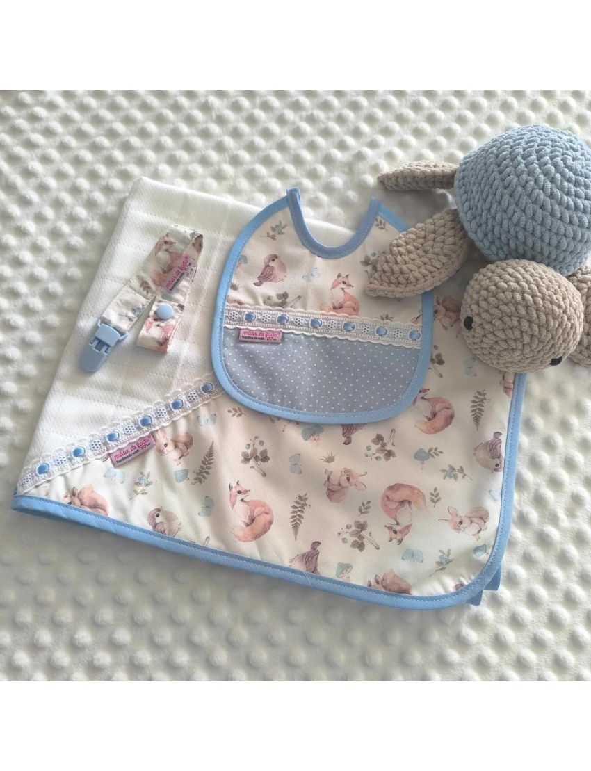 Conjunto - Forest Animal Blue
