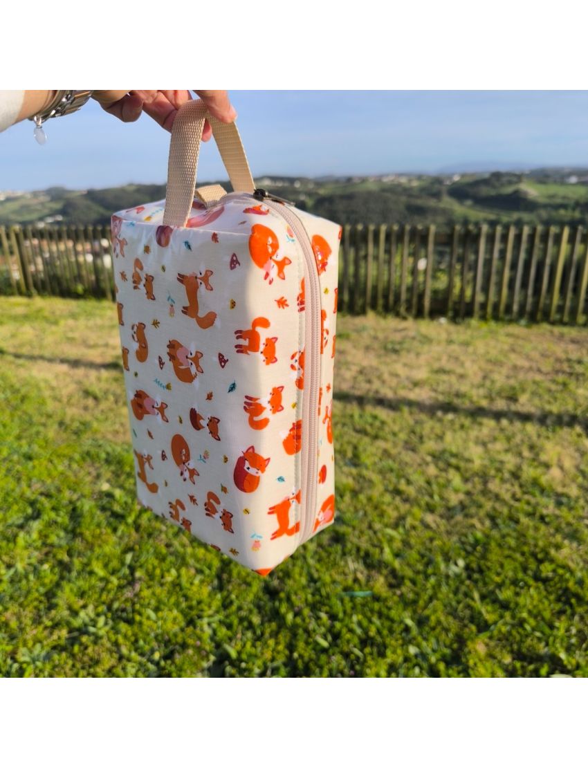 Necessaire Box - Raposas