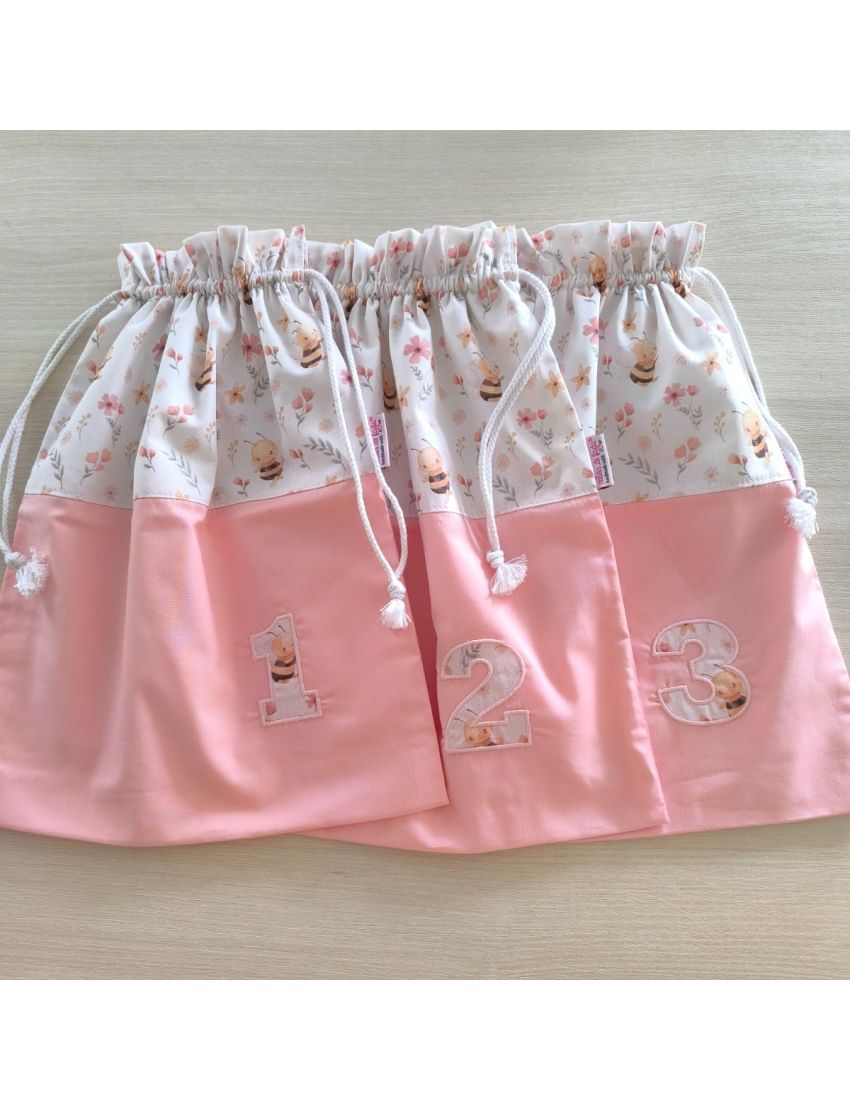 Conjunto Taleigos - Abelhinhas 
