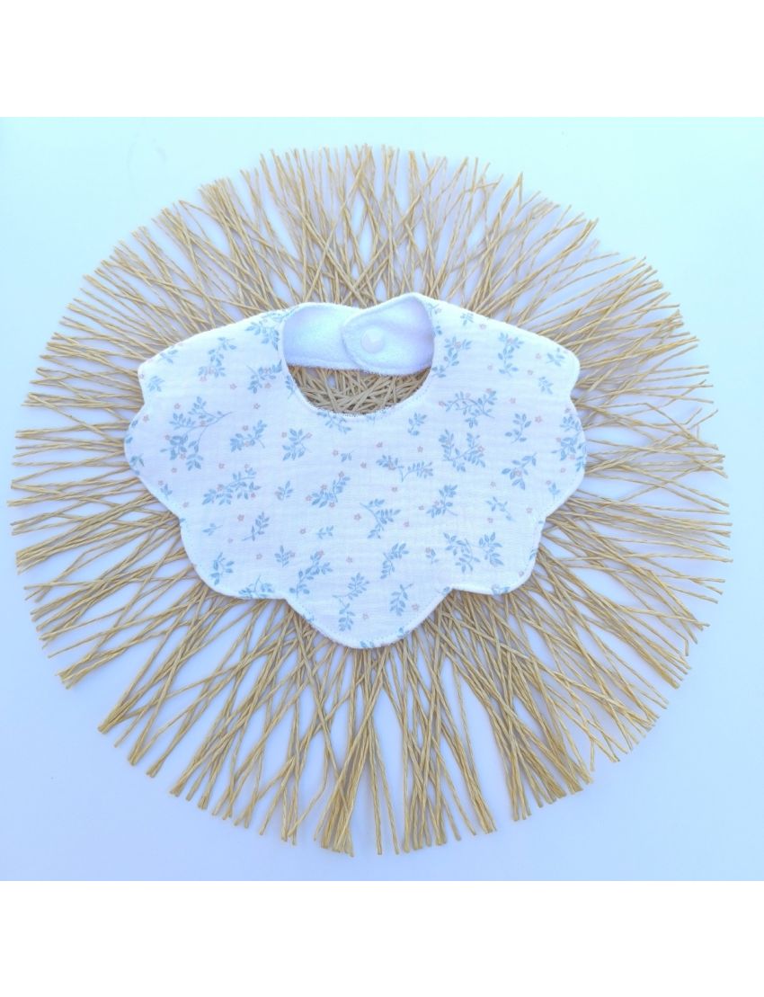 Babete Flor - Musselina Floral Suave 