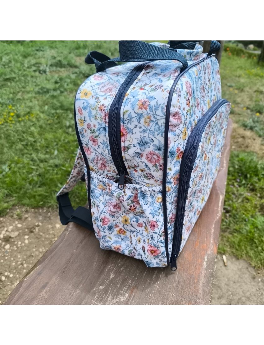 Mochila Lancheira - Romance Floral 
