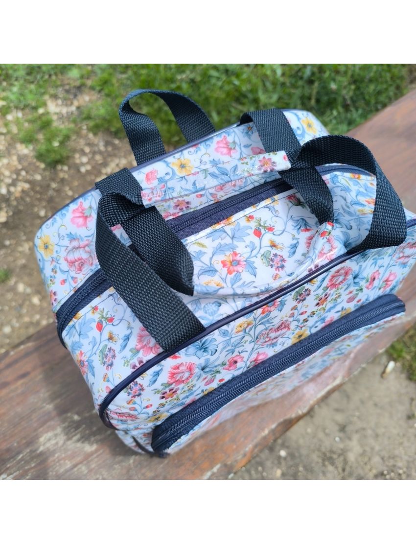 Mochila Lancheira - Romance Floral 