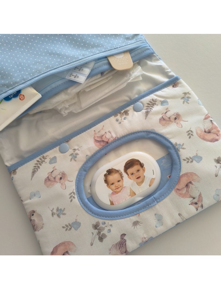 Bolsa 3 em 1 - Forest Animal Blue