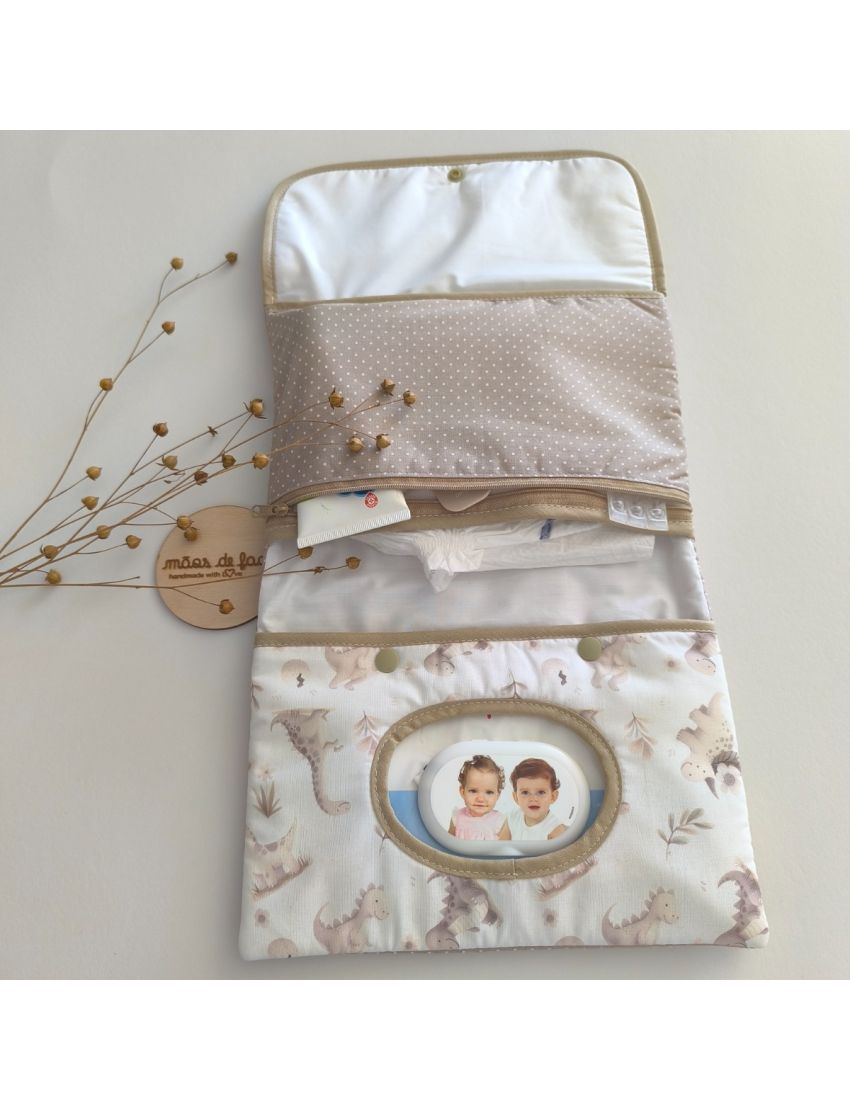 Bolsa 3 em 1 - Dinosaur Beige
