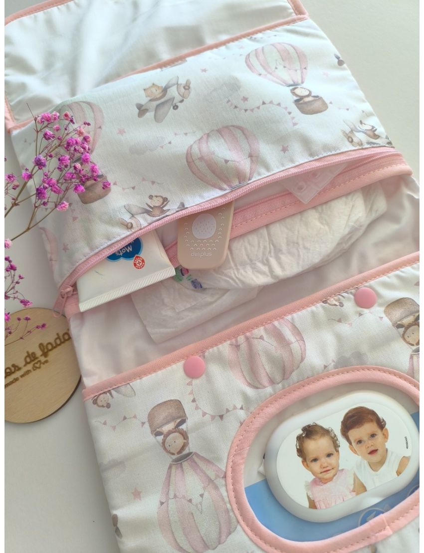 Bolsa 3 em 1 - Air Balloon Pink