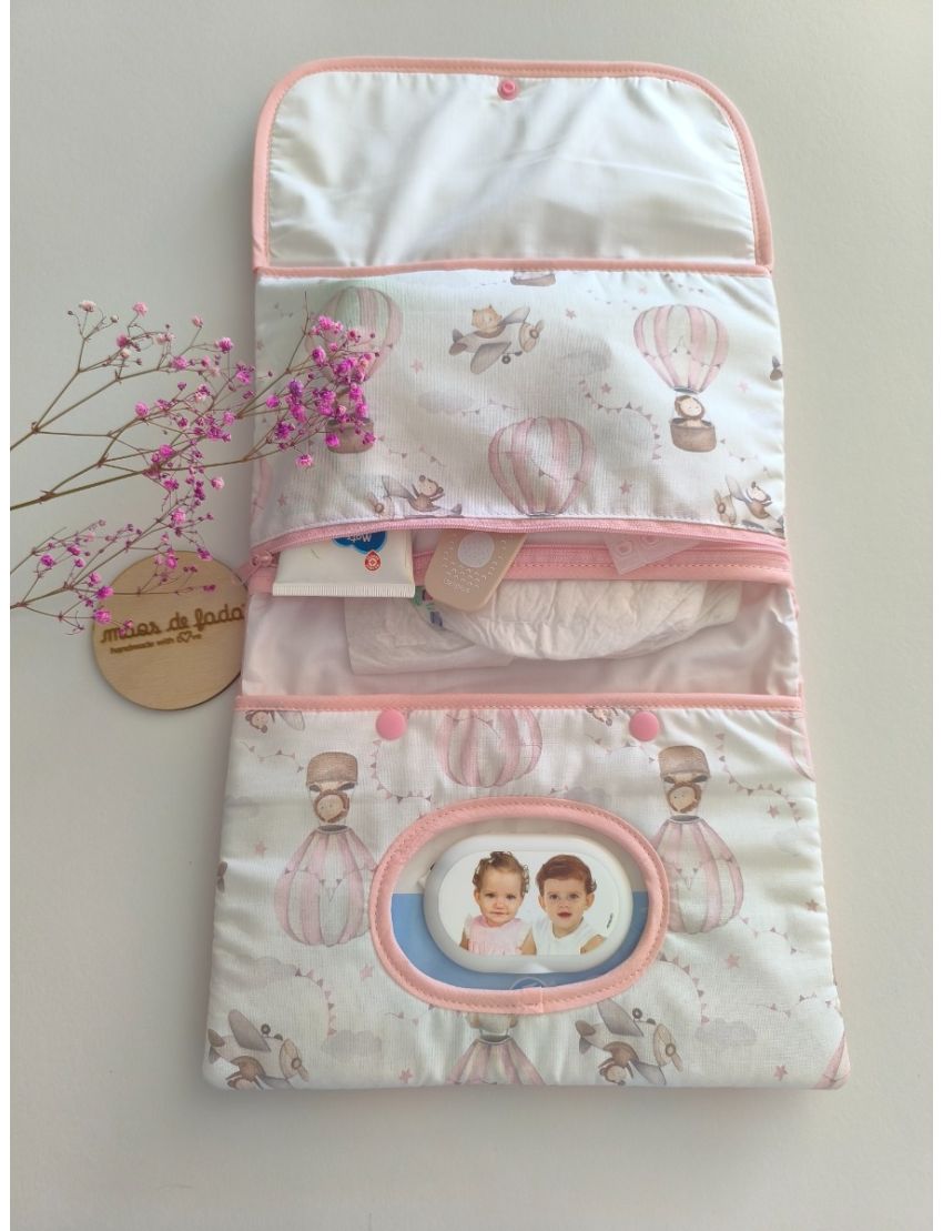 Bolsa 3 em 1 - Air Balloon Pink