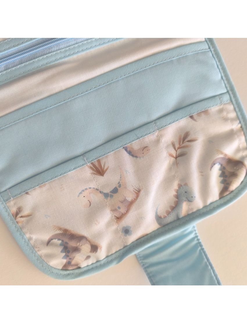 Porta Documentos - Dinosaur Blue