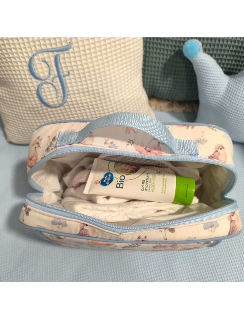Essencial Baby Bag - Forest Animal Blue