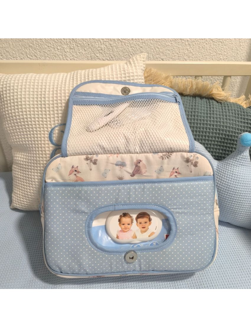 Essencial Baby Bag - Forest Animal Blue