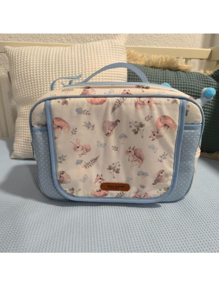 Essencial Baby Bag - Forest Animal Blue