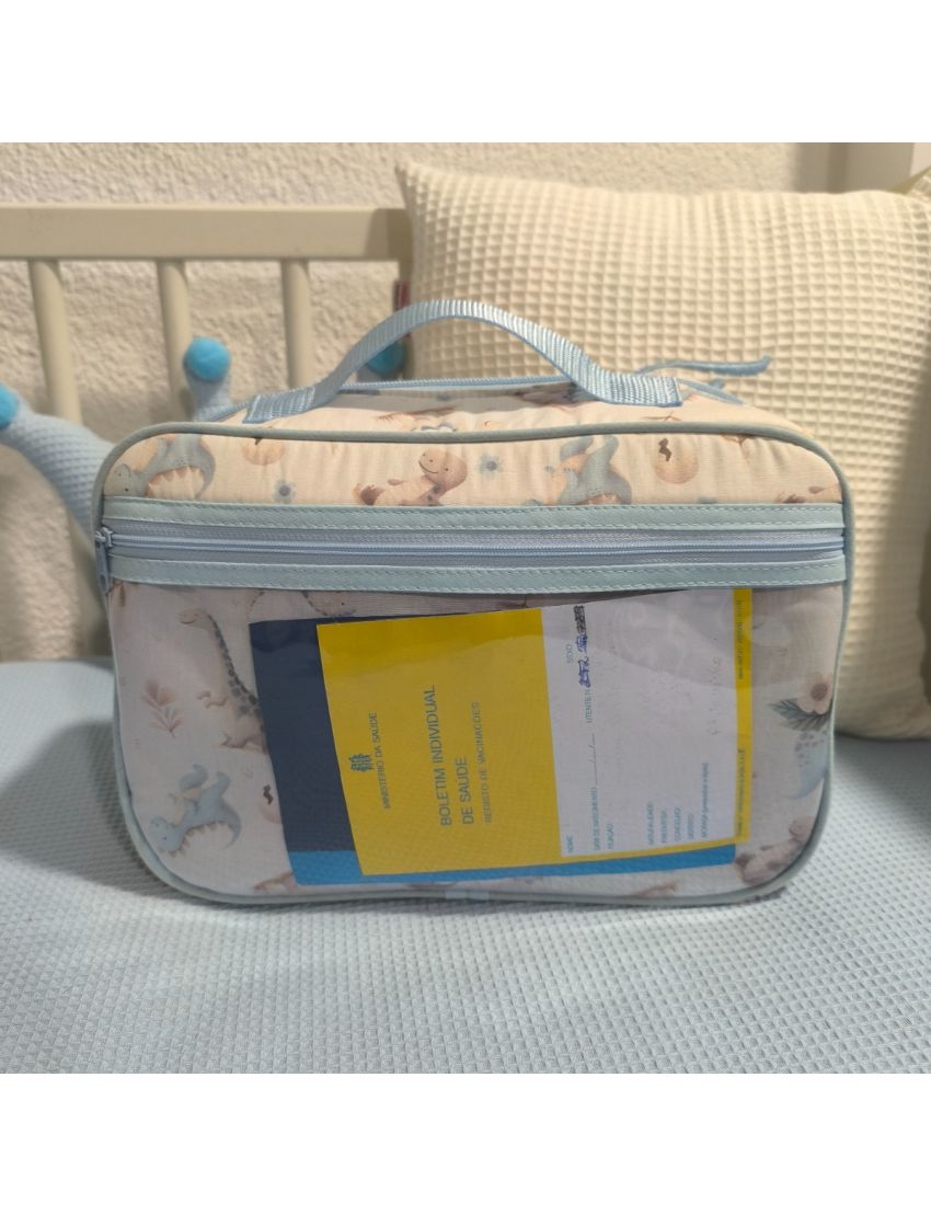 Essencial Baby Bag - Dinosaur Blue