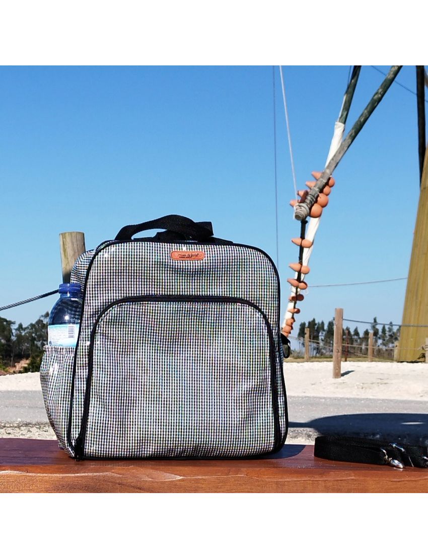 Mochila Lancheira - Pied de Poule