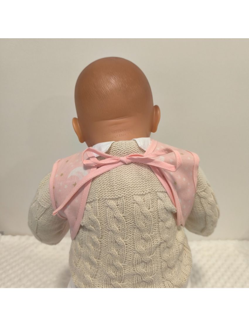 Babete Comida - Estrelas e Luas 