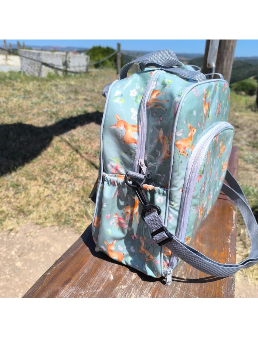 Mochila Lancheira - Veadinhos