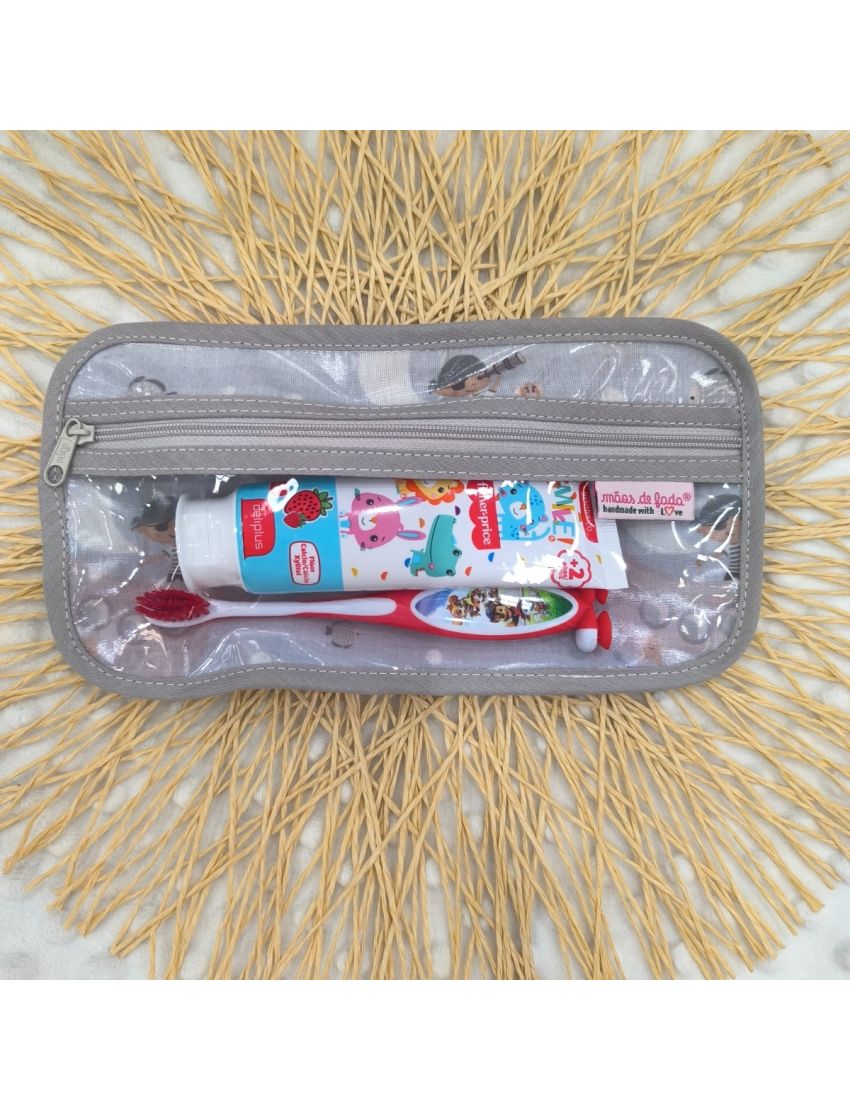 Bolsa Higiene Criança - Piratinhas 
