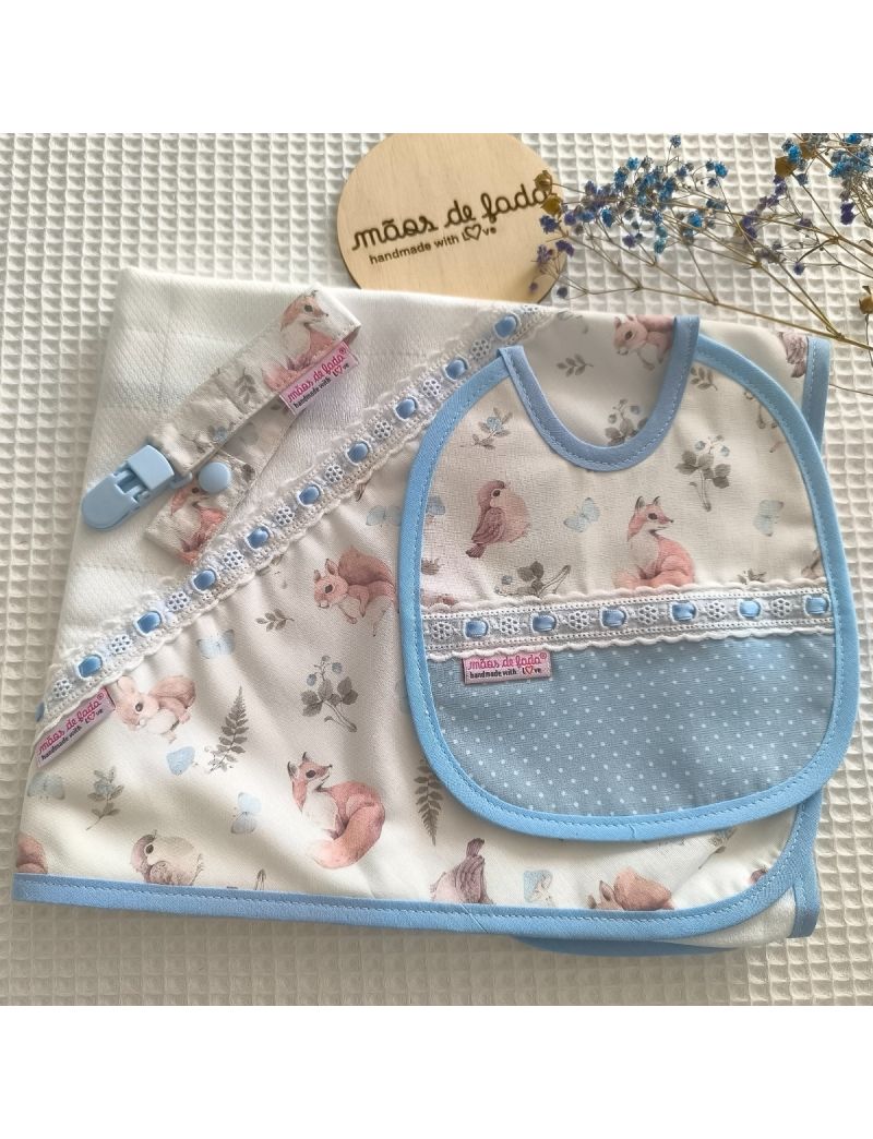 Conjunto - Forest Animal Blue